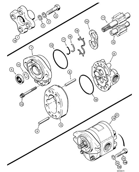 case 1845c skid steer hydraulic pump|case 1845c parts catalog.